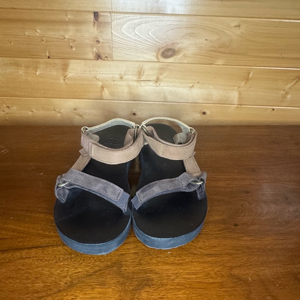 Teva Dual-Tone Sandals in Brown and Tan Midform - Picture 5 of 7